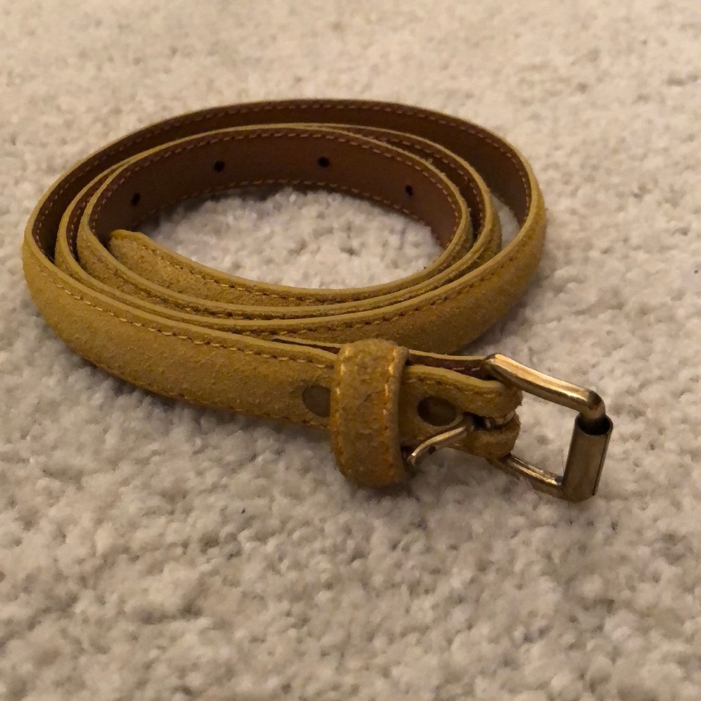 J CREW FACTORY leather belt .